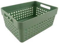 KOSZYK PLASTIKOWY ORGANIZER DROBIAZGI KOSZ PUDEŁKO 15,5 x 11,5 x 7,2 CM
