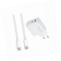 Szybka ładowarka 45W z długim kablem 2m 2 wejścia do Xiaomi Mi 11T Pro