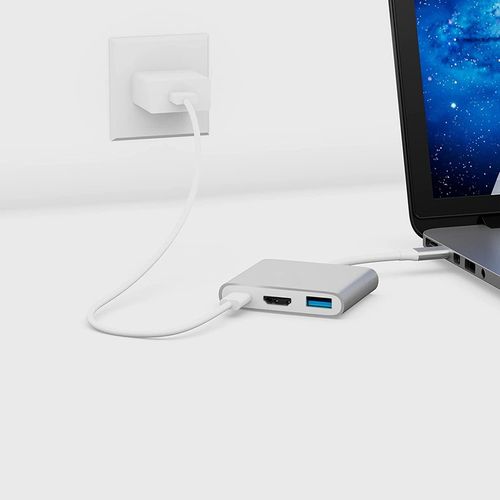 Przejściówka Adapter TYP C 3w1 HUB USB-C HDMI 4K na Arena.pl
