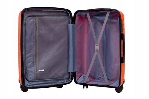 Komplet Wytrzymałych Walizek Podróżnych BAGIA Z Polipropylenu + GRATIS na Arena.pl