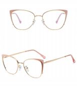 OKULARY ZERÓWKI Z FILTREM BLUE LIGHT DO KOMPUTERA OCHRONNE DAMSKIE KOCIE +