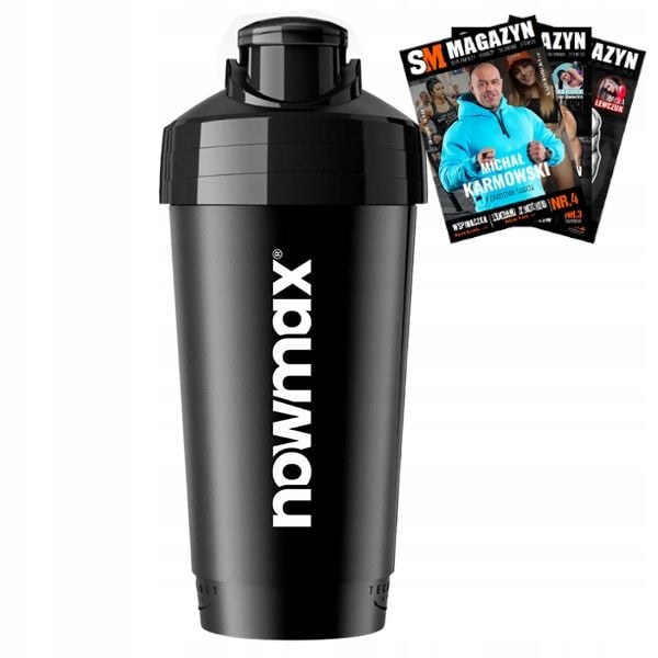 nowmax SHAKER SZCZELNY DO ODŻYWEK SOLIDNY 700 ml zdjęcie 2