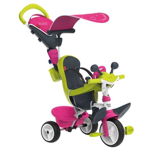 Smoby rowerek Baby Driver trzykołowy Różowy na Arena.pl