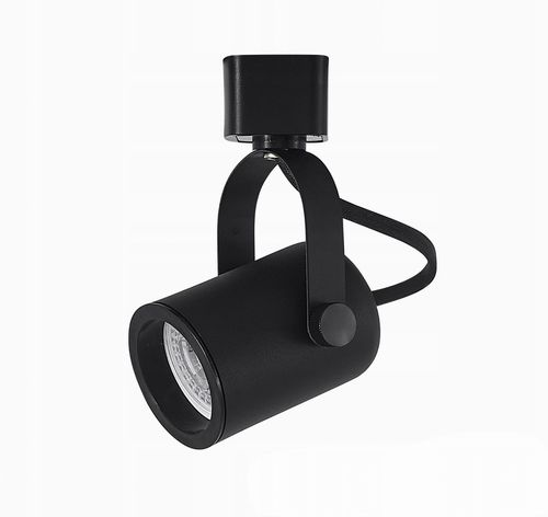 Zestaw 3x SPOT REFLEKTOR RUCHOMY CZARNY NA GU10 + SZYNOPRZEWÓD Szyna na Arena.pl