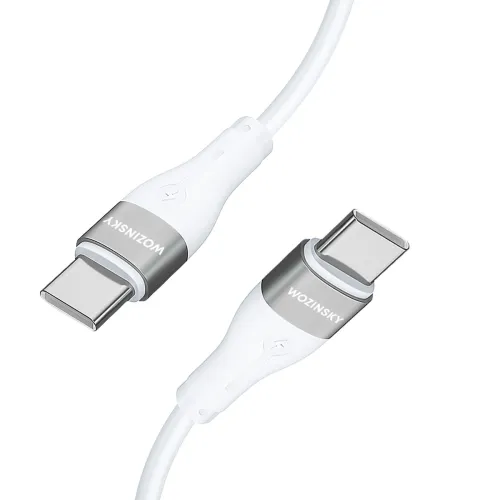 kabel wozinsky wstcc2 usb-c / usb-c pd 65w 2 m - biały na Arena.pl