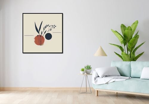 Plakat 90x90cm Botaniczna Barwa na Arena.pl