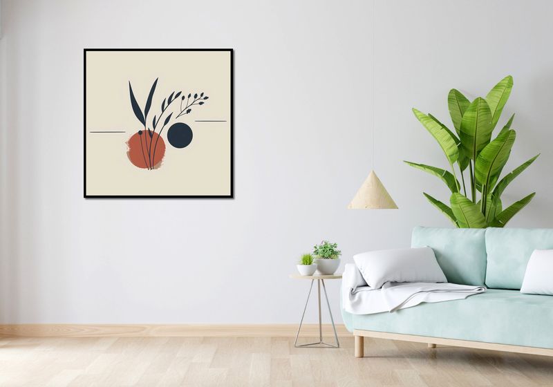 Plakat 90x90cm Botaniczna Barwa zdjęcie 4