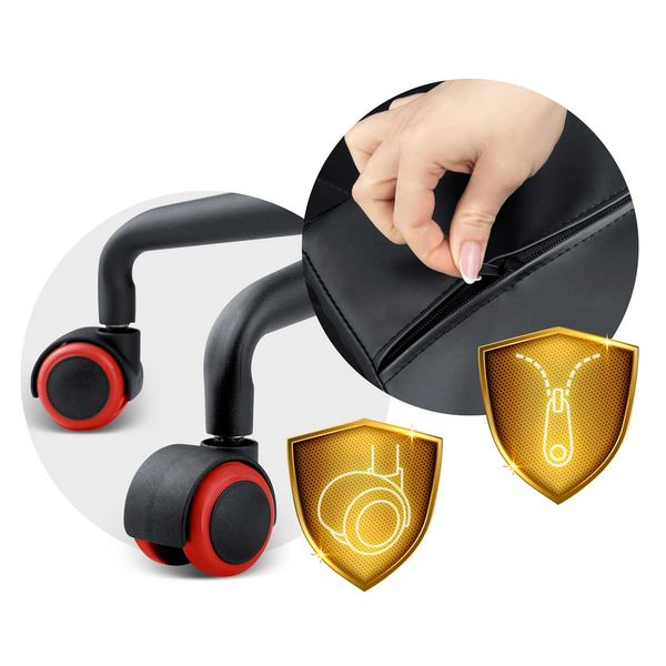 Fotel gamingowy Sofotel Katarina - czerwony - 2590 zdjęcie 4