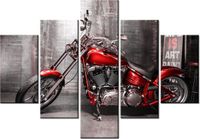 70 100CM OBRAZ 5 ELEM LIFE IS ART DRUK PŁÓTNO