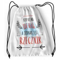 Plecak Dla Rzecznika Sportowy Szkolny Worek Torba Z Nadrukiem Ze Zdjęciem