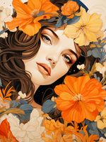 Plakat 15x20cm Kwiatowa Esencja