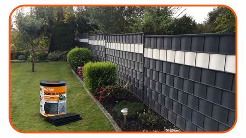 TAŚMA OGRODZENIOWA OSŁONA NA OGRODZENIE PŁOT +UV 24KLIPSY 19cmx35m na Arena.pl