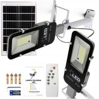 Lampa solarna LED uliczna panel słoneczny 1200w ogrodowa pilot mocna taras