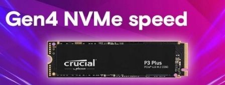 DYSK SSD CRUCIAL P3 PLUS M.2 2280 PCIe Gen4 NVMe 4TB CT4000P3PSSD8 na Arena.pl