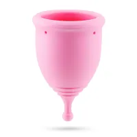minerva xs - kubeczek menstruacyjny silikonowy z etui, rożowy