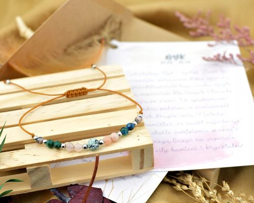 Bransoletka Znak Zodiaku BYK Naturalne Kamienie Zodiak na Arena.pl