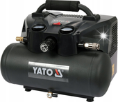 KOMPRESOR AKUMULATOROWY SPRĘŻARKA Z BUTLĄ 6L YATO 2x18V 3Ah 98L/MIN 8BAR