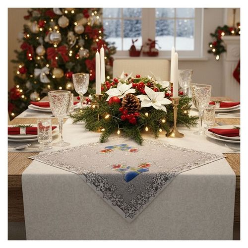 Serweta Prezenty 85 x 85 cm DomoweTekstylia | WNP828 085 | Boże Narodzenie na Arena.pl