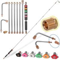 modułowa lanca teleskopowa 2,8 m + 6 dyszy - m22m