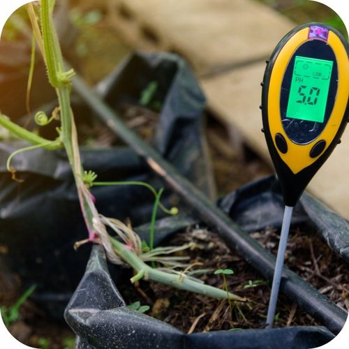 KWASOMIERZ GLEBOWY 4w1 MIERNIK DO GLEBY PH WILGONOŚĆ ZIEMI TESTER OGRODOWY na Arena.pl