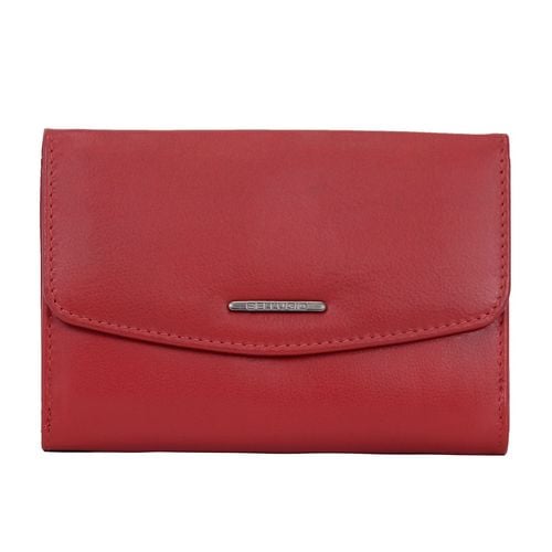 Portfel damski MATTE - czerwony na Arena.pl