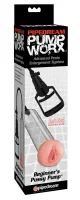 pipedream pump worx transparentna pompa z anatomicznym mankietem 22 cm