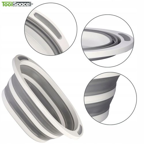 MISKA SKŁADANA SILIKONOWA 12L DO ZLEWU NA KEMPING TURYSTYCZNA na Arena.pl