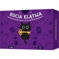 Gra karciana w skojarzenia KOCIA KLĄTWA Prezent dla 12-13-14-15-16-17 latka