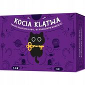 Gra karciana w skojarzenia KOCIA KLĄTWA Prezent dla 12-13-14-15-16-17