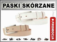 DSP-5 Pasek DAMSKI SKORZANY Waski 3cm KOLORY