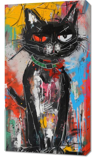 Obraz 50x90cm Gburowaty Kiciak zdjęcie 1