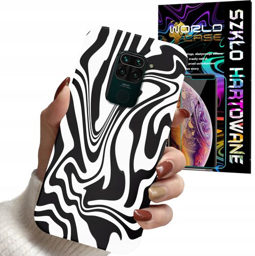 ETUI DO XIAOMI NOTE 9 / 9s - ABSTRAKCJA ZEBRA MODNE WZORY DLA KOBIET +SZKŁO na Arena.pl