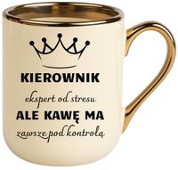 Kubek PREMIUM śmieszny prezent dla KIEROWNIKA ekskluzywny upominek