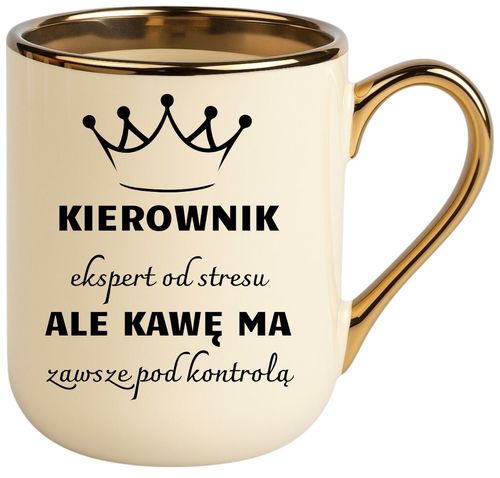 Kubek PREMIUM śmieszny prezent dla KIEROWNIKA ekskluzywny upominek na Arena.pl