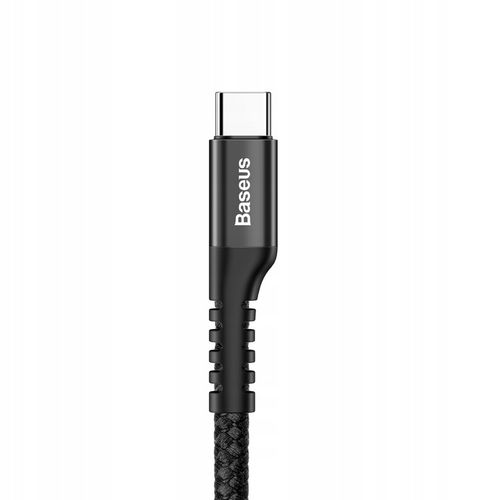 BASEUS MOCNY KABEL SPIRALNY SPRĘŻYNKA USB USB-C TYP-C PRZEWÓD OPLOT 2A 1M na Arena.pl