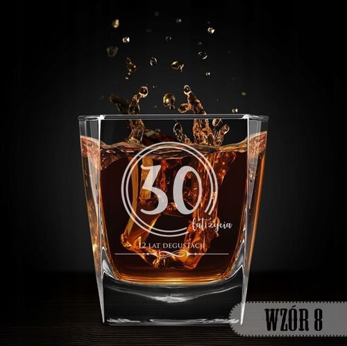 SZKLANKA DO WHISKY 300 ml z grawerem PREZENT URODZINY Dla Chłopaka na Arena.pl