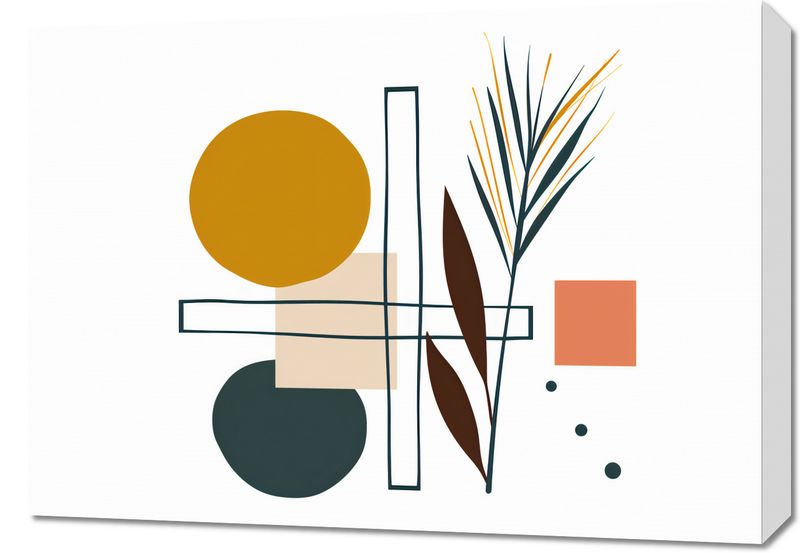 Obraz 70x50cm Ogród Symetryczny zdjęcie 1