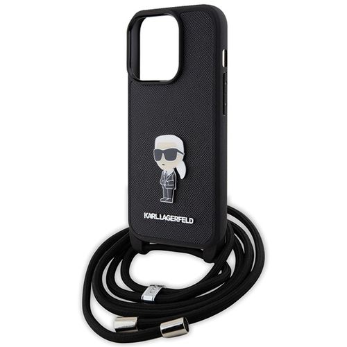 Etui Karl Lagerfeld do iPhone 15 Pro, Czarny na Arena.pl
