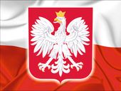 NAKLEJKA MAGNETYCZNA FLAGA POLSKA GODŁO ORZEŁ ADR