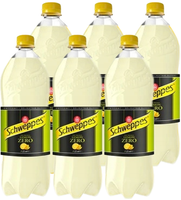 Schweppes Lemon Zero Napój gazowany 1,35 l x 6 sztuk