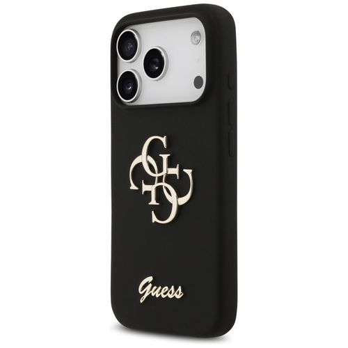 Etui Guess Silicone Big 4G Script do iPhone 17 Pro czarny na Arena.pl