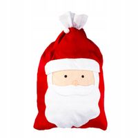 Worek na prezenty Mikołaja duży Mikołajki 60x90