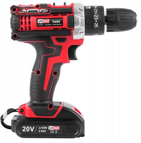 WIERTARKO WKRĘTARKA UDAROWA Z UDAREM ZESTAW NARZĘDZI +2xAKU +BITY na Arena.pl