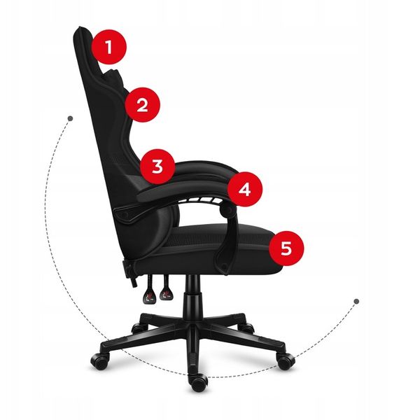 Fotel gamingowy Huzaro Force 4.4 Carbon zdjęcie 12