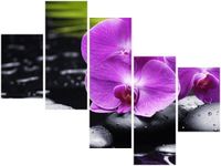 100 75CM OBRAZ 5 ELEM KAMIENIE STORCZYKI ŚCIENNY