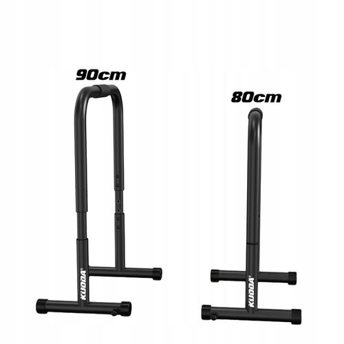 Poręcze do dipów ćwiczeń pompek, dipy treningowe WYSOKIE 90cm STABILNE na Arena.pl