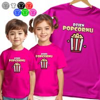 KOSZULKA DZIECIĘCA - NA DZIEŃ POPKORNU DNI SZKOLNE POPCORN - 134 M