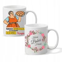 FOTO KUBEK z imieniem PREZENT dla babci kubek