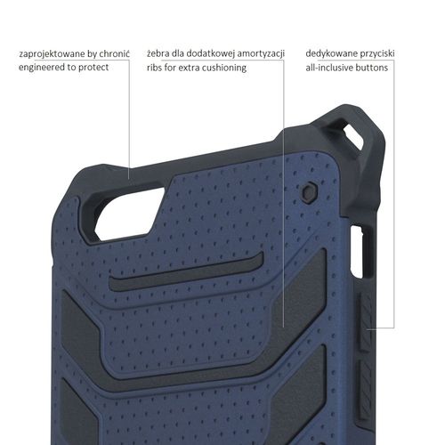 Nakładka Beeyo Protector do iPhone 6 Plus / iPhone 6s Plus granatowa na Arena.pl