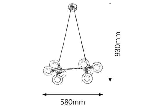 Lampa wisząca Briella na Arena.pl